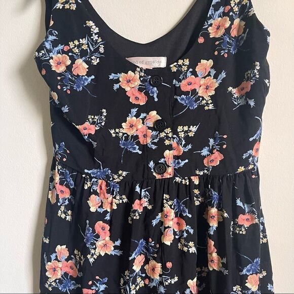 Band of Gypsies Floral Spring Tie Sun Dress XS - Picture 4 of 8